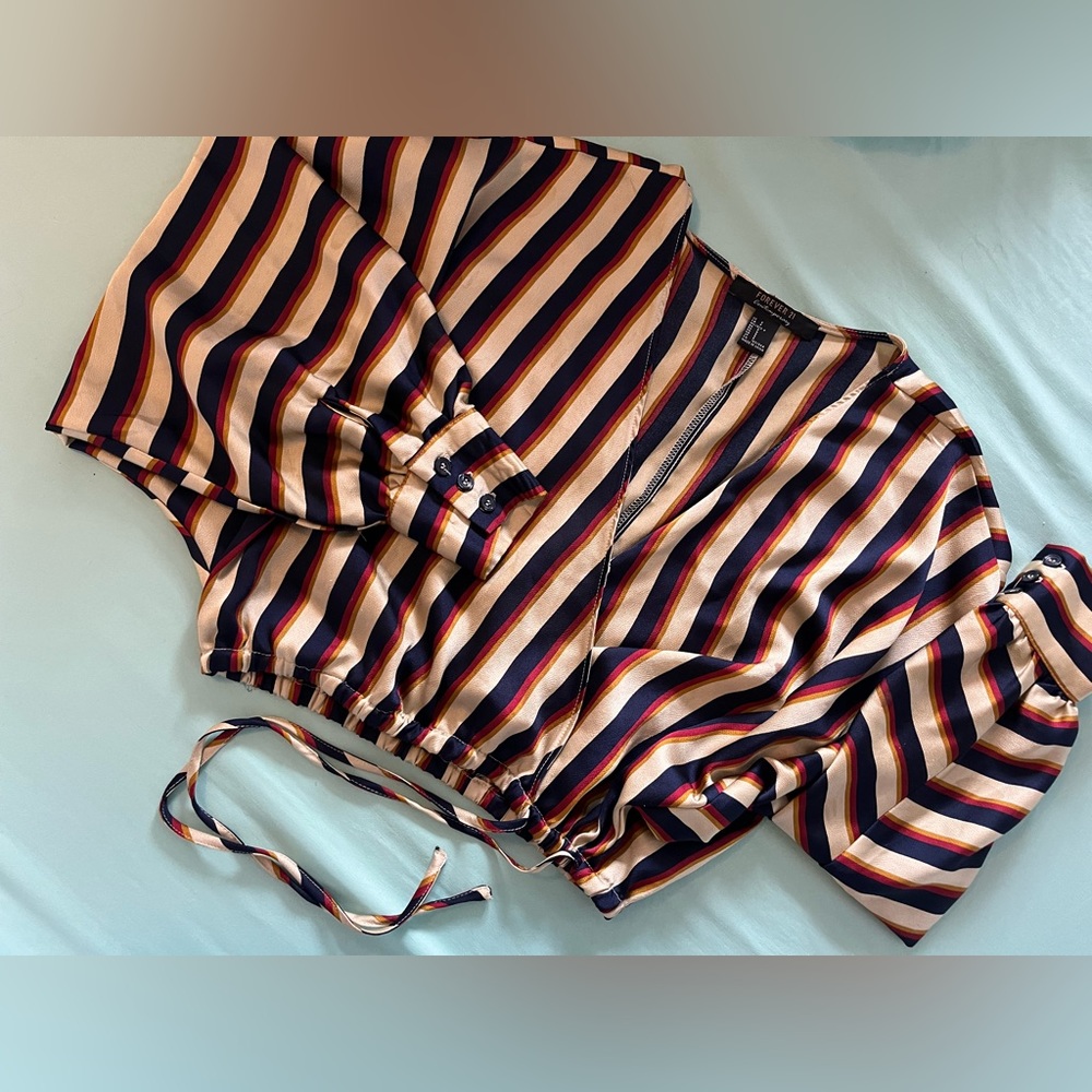 Silk crop top